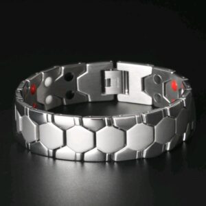 Silver Magnetic Therapy Bracelet