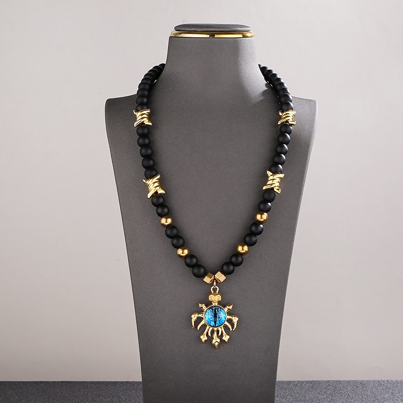 Blue Eye Pendant Luxury Necklace